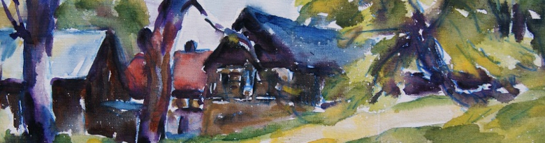 Ausschnitt: Vogtländisches Gehöft im Sommer, 2004