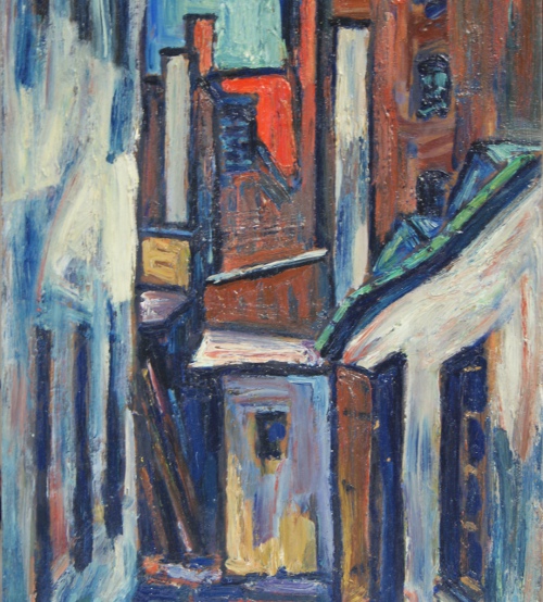 Ausschnitt: Alte Brauerei Mylau, 1958