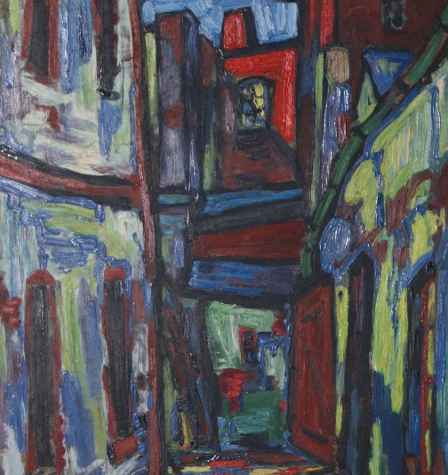 Ausschnitt: Alte Brauerei Mylau, 1962